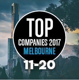 THE 2017 MELBOURNE TOP 50 COMPANIES REVEALED: NUMBERS 20 TO 11 THE 2017 MELBOURNE TOP 50 COMPANIES REVEALED: NUMBERS 20 TO 11